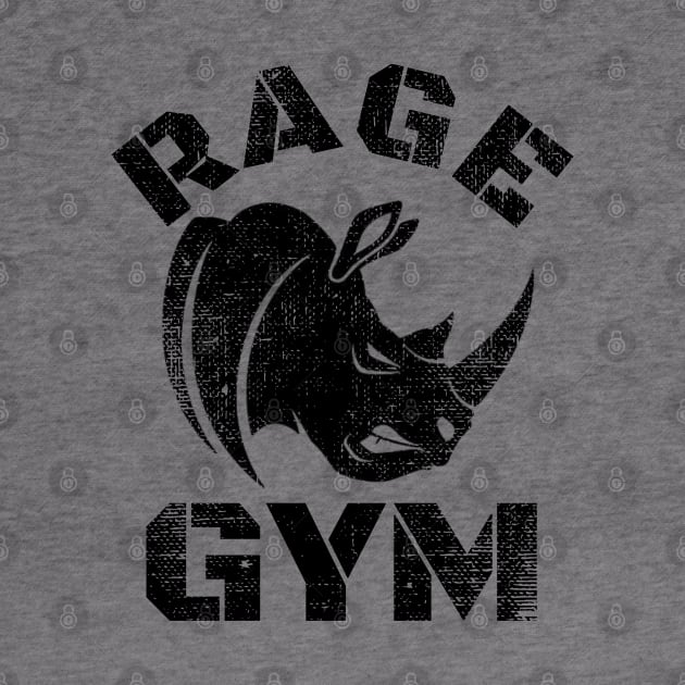 RAGE GYM RHINO BODYBUILDING by MuscleTeez